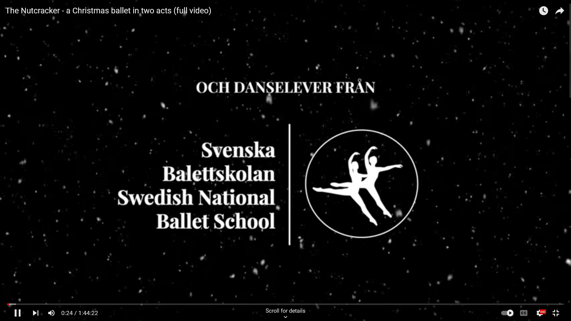 Swedish National Ballet School,
