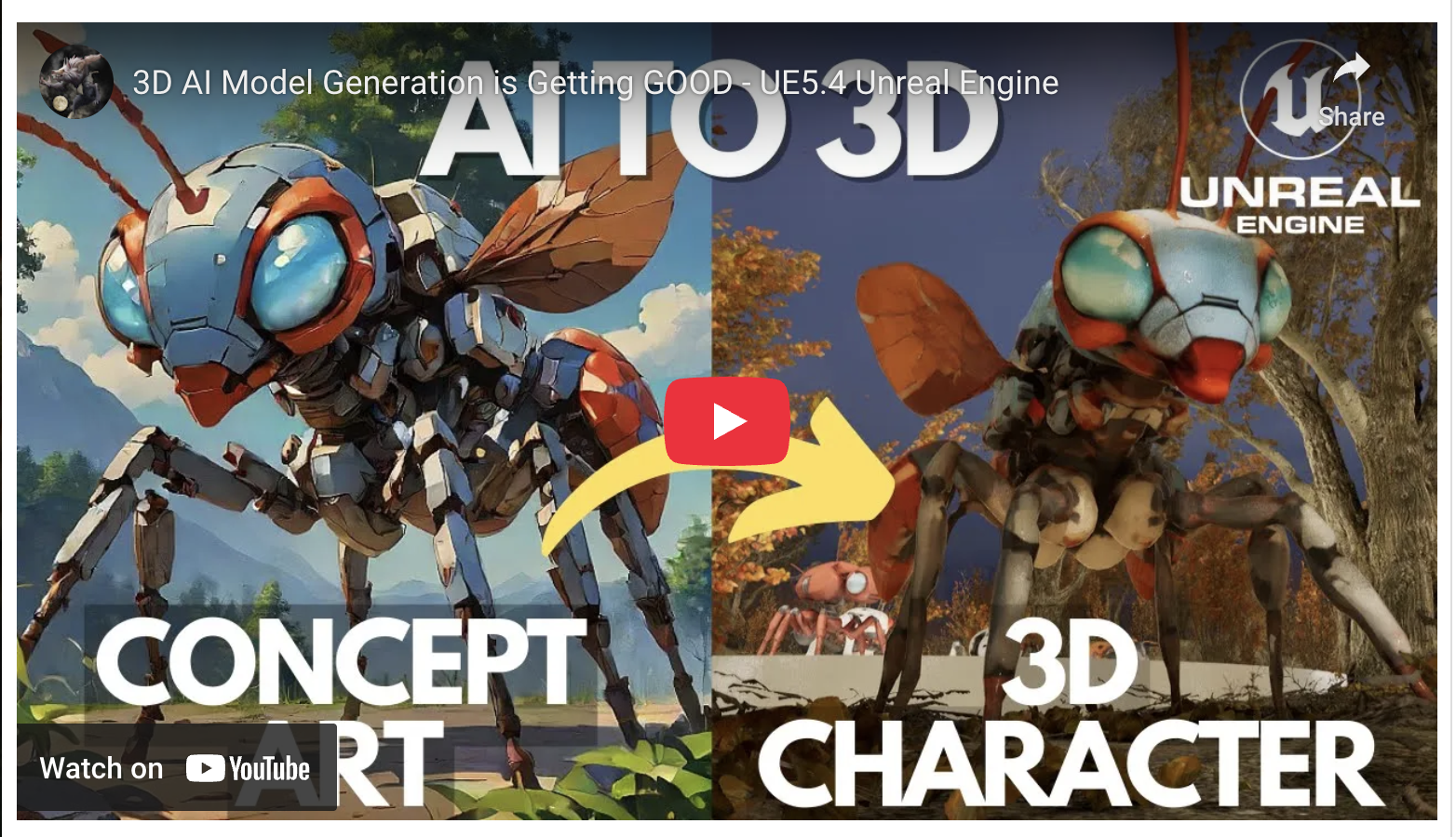 3D AI Model Generation is Getting GOOD - UE5.4 Unreal Engine