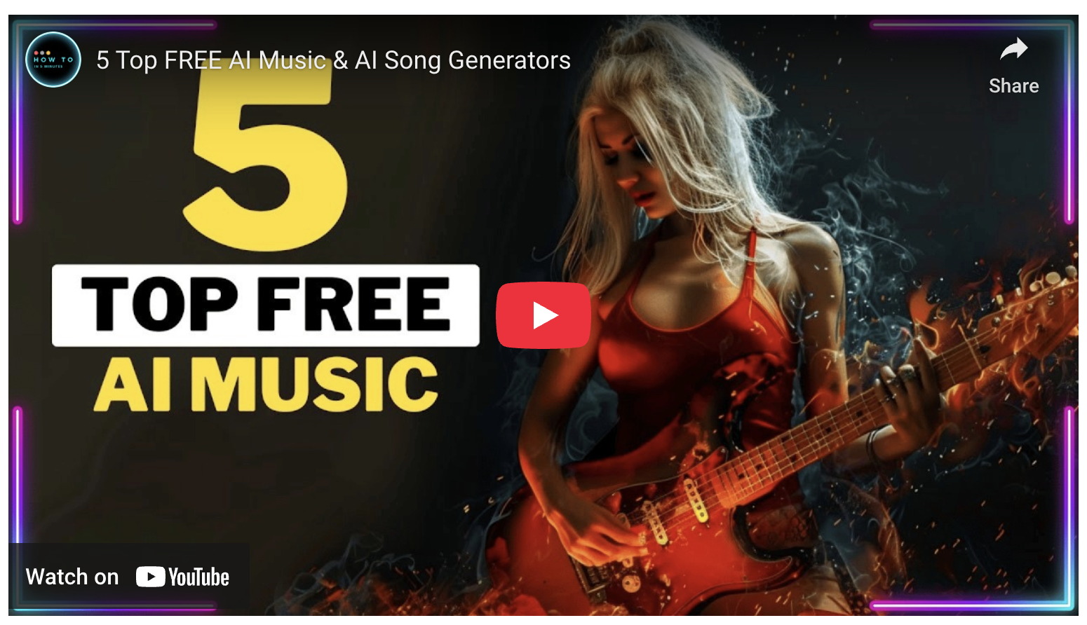 5 Top FREE AI Music & AI Song Generators
